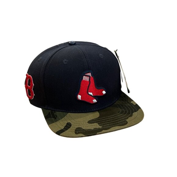 Boston Red Sox Pro Standard MLB Snapback Hat Midnight Navy/Camo NWT - Picture 2 of 7